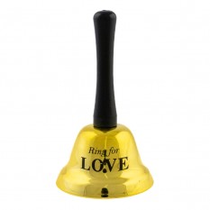Колокольчик LOVE (золотой)