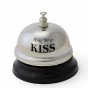 Звонок настольный KISS (серебряный)