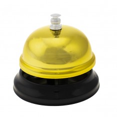 Звонок настольный 6,5х5,5см Портье (золотой)