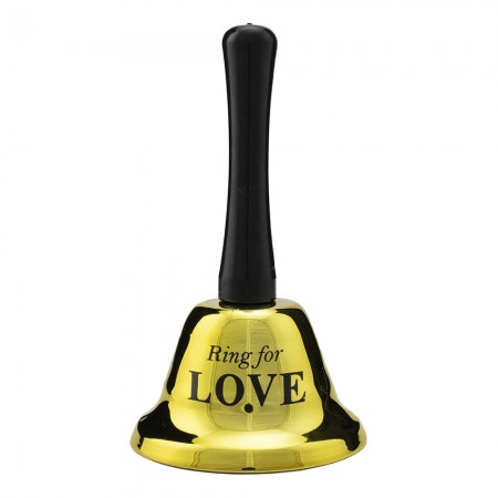 Дзвіночок LOVE без коробки (золотий)