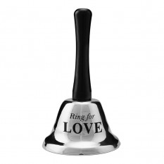 Колокольчик LOVE без коробки (серебряный)