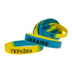 Браслет силиконовый Ukraine (уп. 10шт)