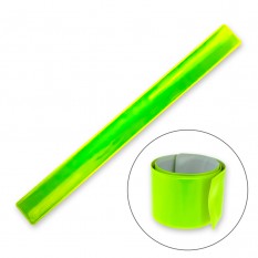 Браслет светоотражающий фликер 30см (желтый)