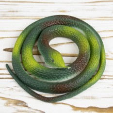 Гумова змія 75см (темно-зелена)