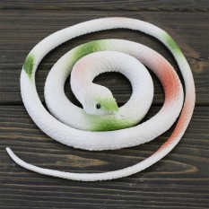 Гумова змія 75см (біла)