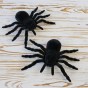 Паук декоративный Тарантул реалистичный флок (уп. 2 шт)