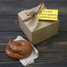 Какашка для пранка Подарок (укр)